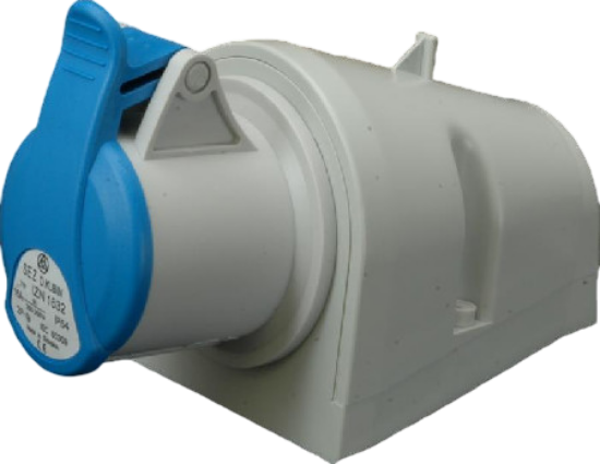 Imagine Priză industrială fixă 5P 16A 400V IP44 Sez IZN1653