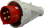 Imagine Ștecher industrial 5P 63A 380V IP67 IVGN 6353