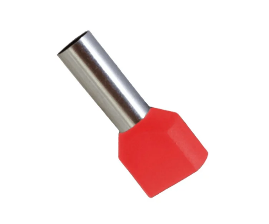 Imagine PINI DUBLI ROSII PENTRU CABLU 2x1mm