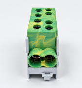 Imagine BLOC DISTRIBUITOR MONOFAZAT  GALBEN/VERDE 125A in 1x35/out 1x35/2x25 mm2 42671
