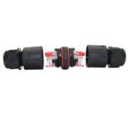 Imagine MUFA/CONECTOR PENTRU CABLU 0,5mm...2.5mm 3x16Amp cu Clema Rapida 3p.