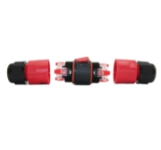 Imagine MUFA/CONECTOR PENTRU CABLU 0,5mm...2.5mm 3x16Amp cu Clema Rapida 3p. & Buton