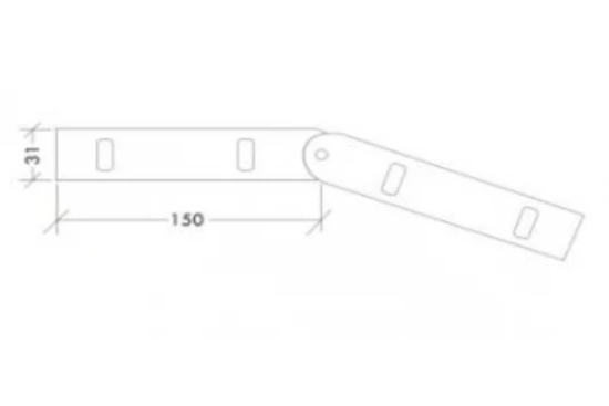 Imagine CONECTOR "magic" pentru jgheab 200x60mm