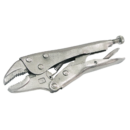 Imagine CLESTE BLOCARE NICHELAT CU CIOC ROTUNJIT 180MM