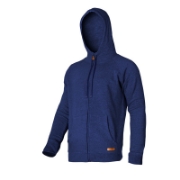 Imagine JACHETA HANORAC CU GLUGA SI FERMOAR / ALBASTRU - 2XL