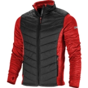 Imagine JACHETA CU IMPRIMEU SI MATLASARE / ROSU-NEGRU - 2XL