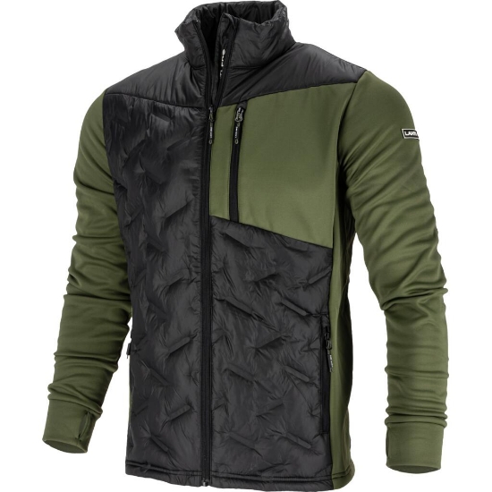 Imagine JACHETA MEDIU-ELASTICA CU MATLASARE / VERDE-NEGRU - 2XL