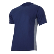 Imagine TRICOU BUMBAC MULTICOLOR / ALBASTRU-GRI - 3XL
