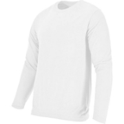 Imagine TRICOU BUMBAC SUBTIRE CU MANECA LUNGA / ALB - S