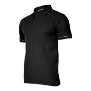 Imagine TRICOU BUMBAC POLO / NEGRU - 2XL
