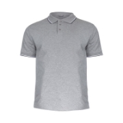 Imagine TRICOU BUMBAC POLO SUBTIRE / GRI - M