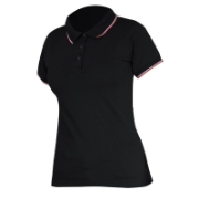 Imagine TRICOU BUMBAC POLO (DAMA) / NEGRU - S