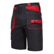 Imagine PANTALON LUCRU BUMBAC SCURT / NEGRU - L/H-176