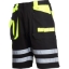Imagine PANTALON SCURT CU REFLECTORIZANT NEGRU-VERDE - M