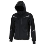 Imagine JACHETA ELASTICA CU GLUGA / NEGRU - L