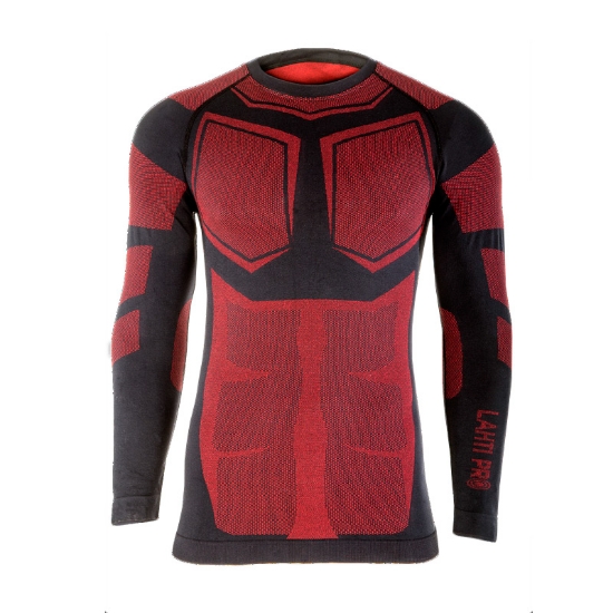 Imagine BLUZA DE CORP TERMOACTIVA / NEGRU-ROSU - 2/3XL
