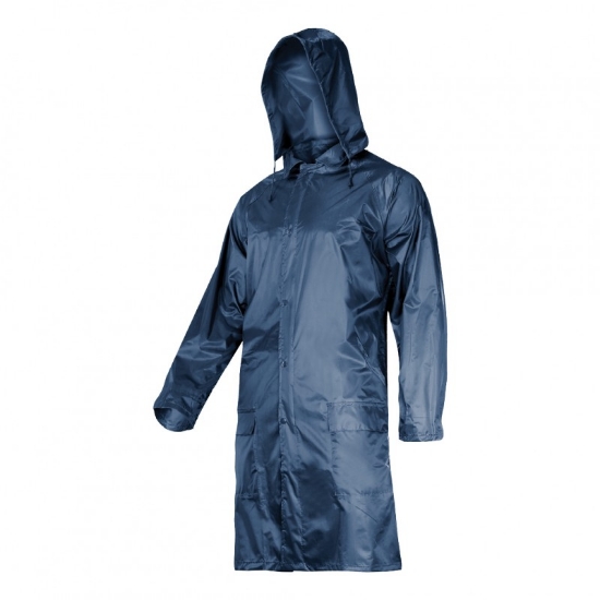 Imagine PELERINA PLOAIE CU NASTURI SI FERMOAR / ALBASTRU - 2XL