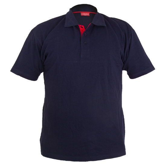 Imagine TRICOU BUMBAC POLO / ALBASTRU - S