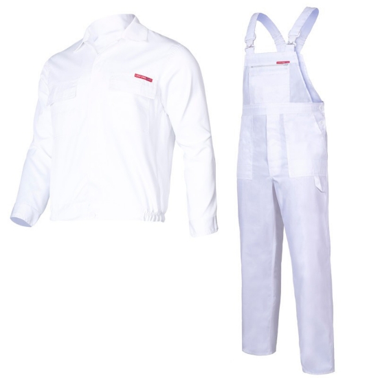 Imagine COSTUM LUCRU SUBTIRE / ALB - L/H-188