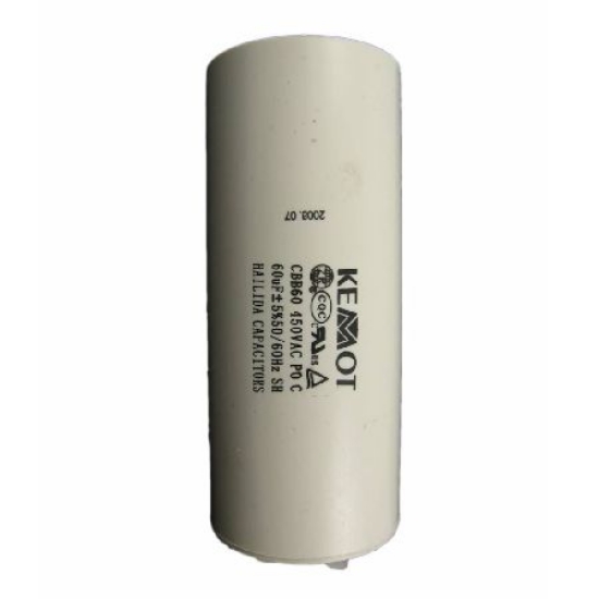 Imagine CONDENSATOR MOTOR CU SURUB CONECTOR -  60UF / 450V