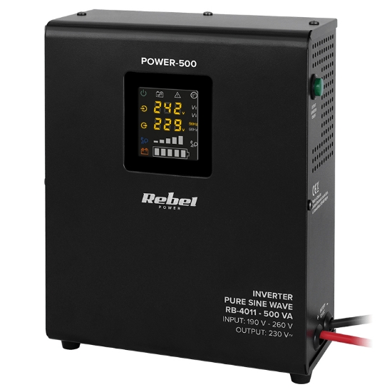 Imagine UPS DE PERETE CU SINUS PUR - 12V / 500VA / 300W
