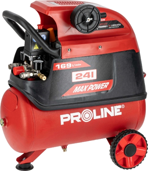 Imagine COMPRESOR AER CU ULEI - 1500W / 8BAR / 169L/MIN / 24L