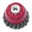 Imagine PERIE SARMA IMPLETITA TIP CUPA CU FILET 100MM