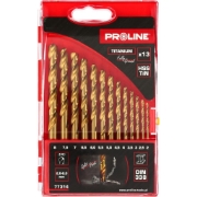 Imagine SET BURGHIE METAL HSS-TI 135° IN CASETA 1.5-6.5MM - 13P