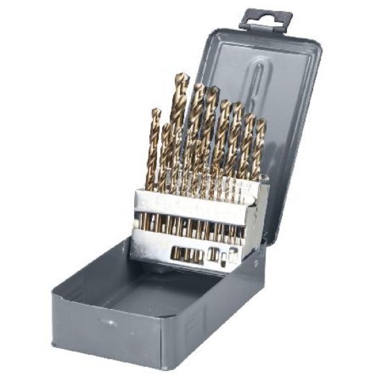 Imagine SET BURGHIE METAL HSS-CO 135° IN CUTIE 1-10MM - 19P.