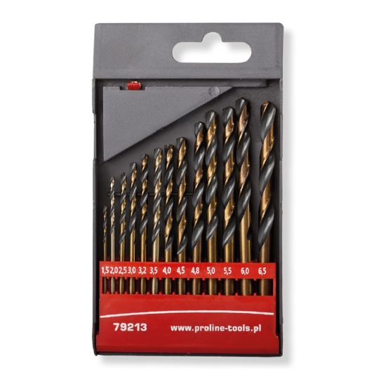 Imagine SET BURGHIE METAL HSS 135° IN CASETA 1.5-6.5MM - 13P.