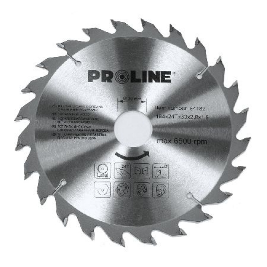 Imagine DISC CIRCULAR PENTRU LEMN CU DINTI VIDIA 210MM / 40D.