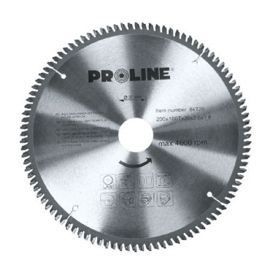 Imagine DISC CIRCULAR PENTRU METAL CU DINTI VIDIA 250MM / 100D.