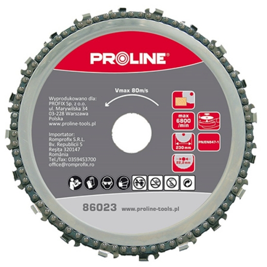 Imagine DISC CU LANT PENTRU LEMN 230MM