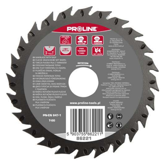Imagine DISC RASPEL CIRCULAR PLAT / FRONTAL - 230MM