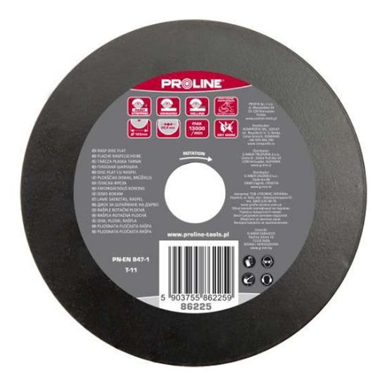 Imagine DISC RASPEL PLAT / ASPRU - 125MM