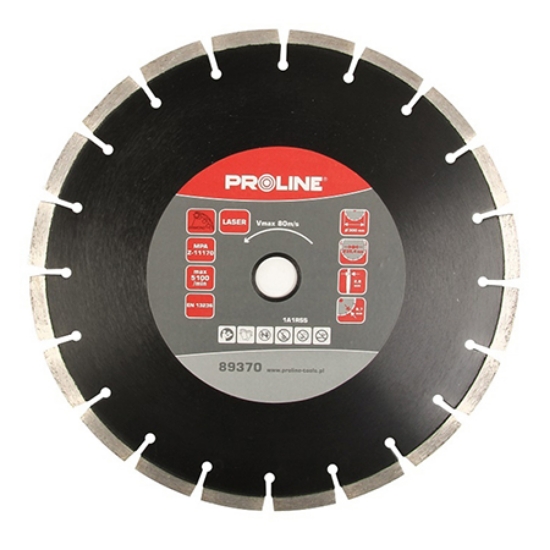 Imagine DISC DIAMANTAT SEGMENTAT LASER DE BETON 350MM / 25.4MM