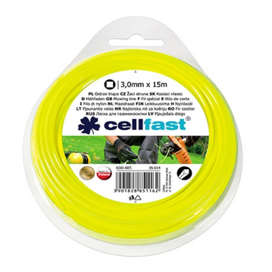 Imagine FIR MOTOCOASA PATRAT 3.0MM / 15M