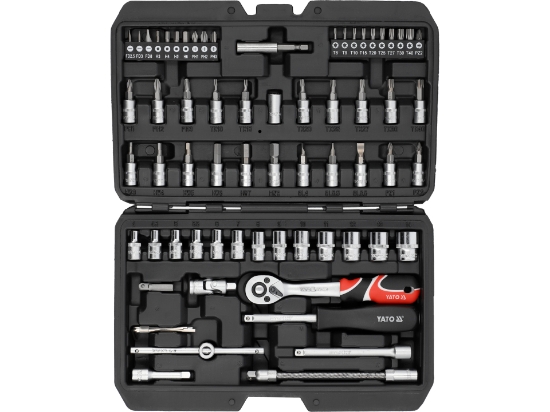 Imagine TRUSĂ TUBULARE 1/4" 68 PIESE
