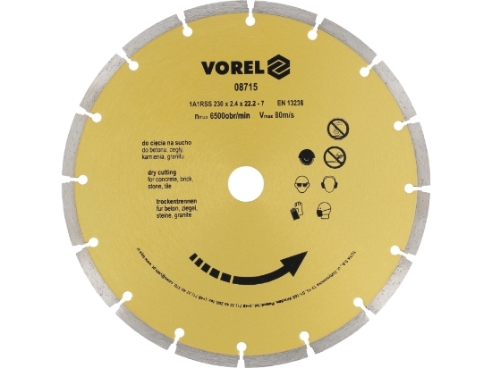 Imagine DISC DIAMANTAT INTRERUPT 230 MM