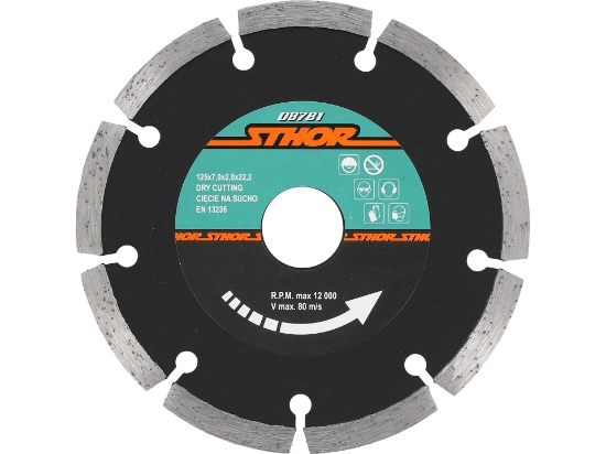 Imagine DISC DIAMANTAT SEGMENTAT 125X2MM H7