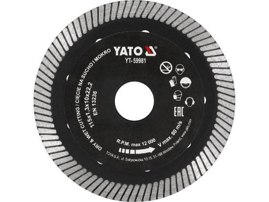 Imagine DISC DIAMANTAT, 115 X 22.2 X 1.3 MM