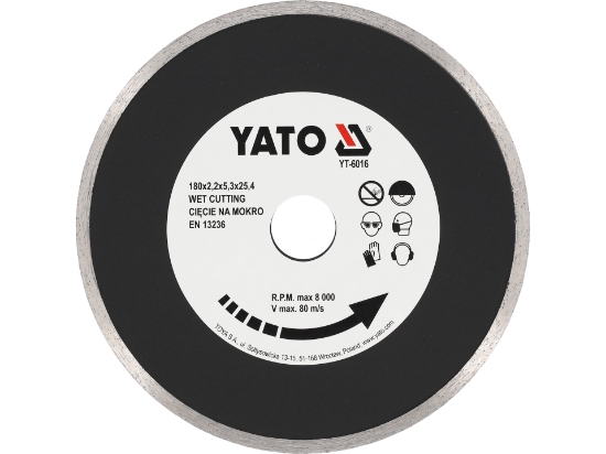 Imagine DISC DIAMANTAT 180MM CERAMICA,STICLA