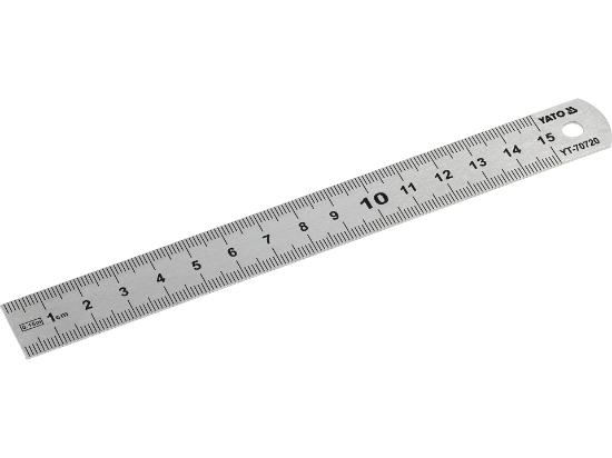 Imagine RIGLĂ OȚEL INOXIDABIL 150MM