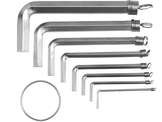 Imagine SET 8 CHEI HEXAGONALE 2 -10 MM CR-V