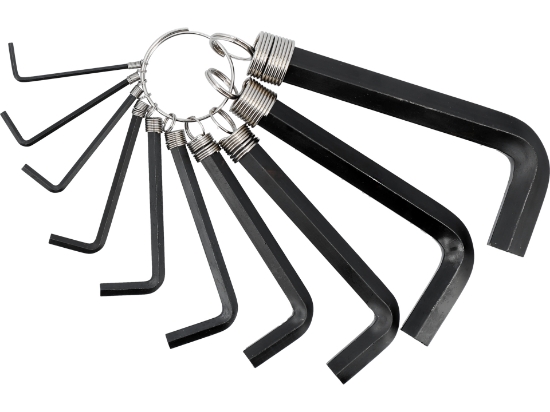 Imagine SET CHEI IMBUS 10 PIESE 2-14MM