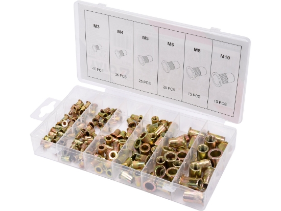 Imagine SET PIULIȚE NITUIBILE, M3-M10, 150 BUC