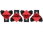 Imagine SET 4 CLEME UNGHIULARE CU ARC