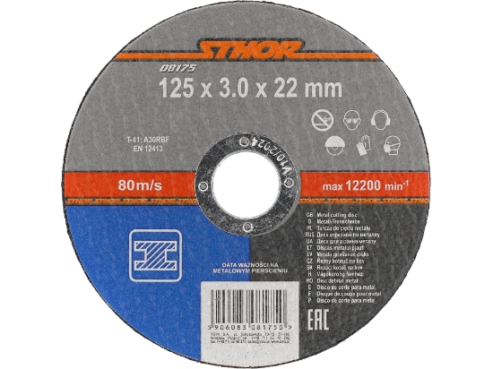 Imagine DISC DEBITAT METALE 125X3X22.2MM STHOR