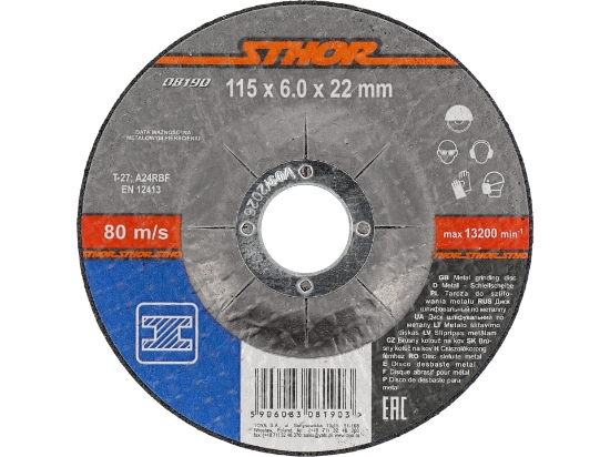 Imagine DISC SLEFUIT METALE 115X6X22.2MM STHOR