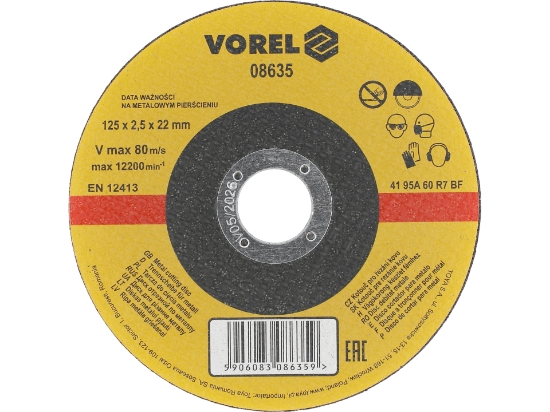 Imagine DISC ABRAZIV  DEBITAT METALE 125X2,5X22